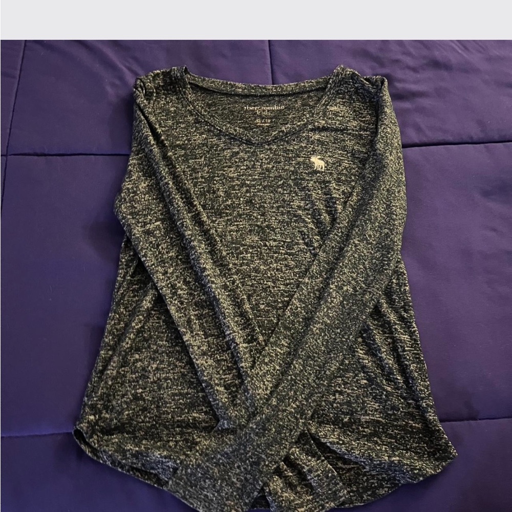 Abercrombie Blue Long Sleeve Tee